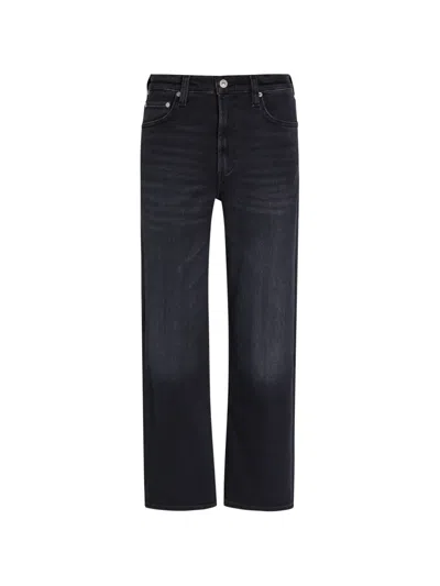 Citizen Of Humanity Washed-effect Jeans In Black