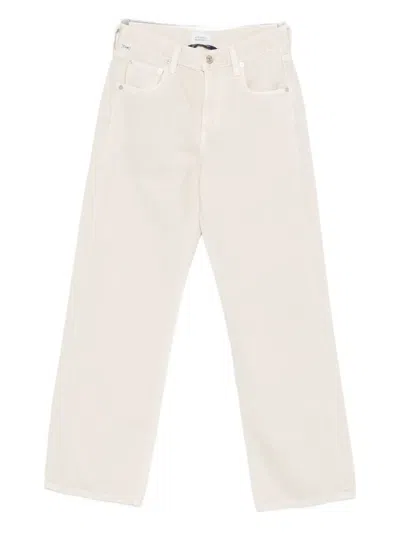 Citizen Of Humanity Citizens Of Humanity Almond-coloured Miro Jeans In White