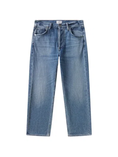 Citizen Of Humanity Winslow Cropped Boyfriend Jean Telegraph 25 In Blue