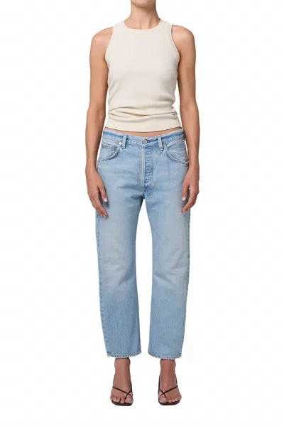 Citizen Of Humanity Winslow Cropped Boyfriend Jeans In Blaire In Blue