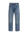 Citizen Of Humanity Winslow Cropped Boyfriend Jeans Pacifica In Purple