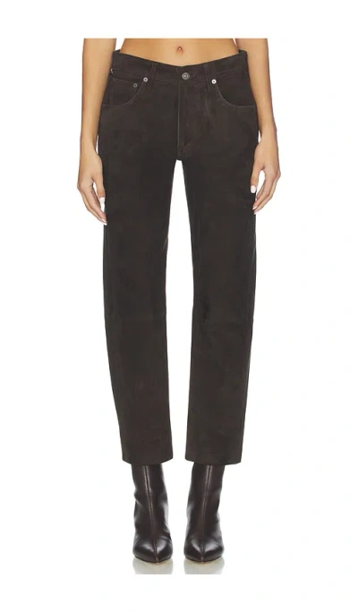 Citizen Of Humanity Winslow Low Rise Boyfriend In Brown