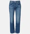 Citizen Of Humanity Winslow Mid-rise Straight Jeans In Blue