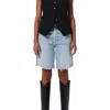 Citizen Of Humanity Marlow Long Vintage Short In Raleigh In Blue
