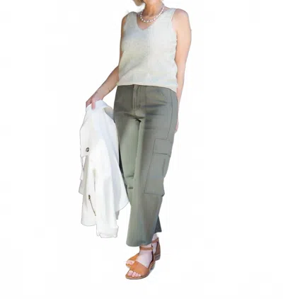 Citizen Of Humanity Women's Marcelle Cargo Pants In Dogwood/dark Green In Gray