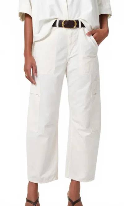 Citizen Of Humanity Women's Marcelle Cargo Pashmina Pant In White