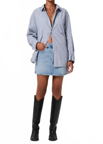 Citizen Of Humanity Women's Ramona Mini Skirt In Blue