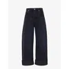 Citizen Of Humanity Citizens Of Humanity Ayla Baggy Denim Pants In Voila (washed Black)