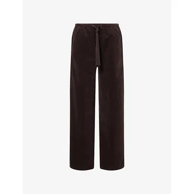 Citizen Of Humanity Aurora Pulla Cotton Corduroy Wide-leg Pants In Brown