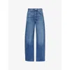 Citizen Of Humanity Womens Citizens Of Humanity Ayla Baggy Wide-leg Denim Jeans In Blue
