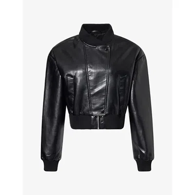 Citizen Of Humanity Womens Citizens Of Humanity Camille Moto Leather Jacket In Blue