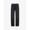 Citizen Of Humanity Womens Willow Delfina Straight-leg Stretch-denim Jeans In Blue