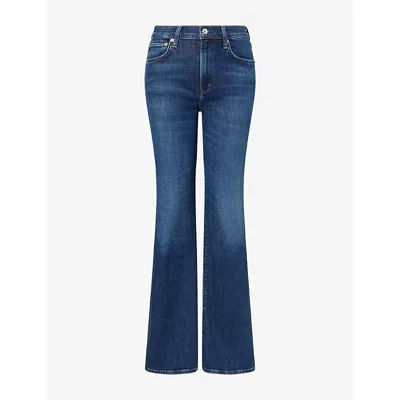 Citizen Of Humanity Womens Citizens Of Humanity Lilah High-rise Bootcut Denim Jeans In Blue