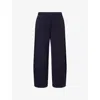 Citizen Of Humanity Womens Navy Miro Relaxed-fit Cotton-jersey Jogging Bottoms In Blue