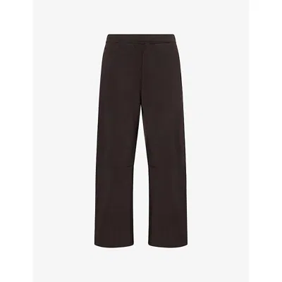 Citizen Of Humanity Womens Citizens Of Humanity Miro Wide-leg Cotton Jogging Bottoms In Black