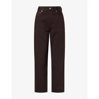Citizen Of Humanity Womens Citizens Of Humanity The Taper Mid-rise Denim Jeans In Brown