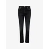 Citizen Of Humanity Womens Citizens Of Humanity Zurie Straight-leg Denim Jeans In Black