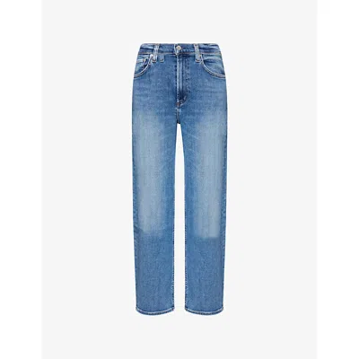 Citizen Of Humanity Womens Palma Straight-leg Denim Jeans Cooper In Blue