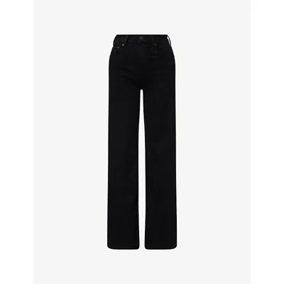 Citizen Of Humanity Womens Citizens Of Humanity Lyra Wide-leg Cotton-blend Jeans In Black