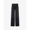 Citizen Of Humanity Womens Raine Annina Straight-leg Denim Jeans In Black