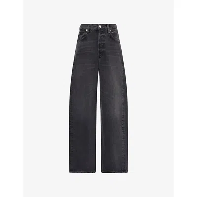 Citizen Of Humanity Womens Vintage Black Ayla Baggy Denim Jeans