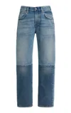 Citizen Of Humanity X Bloom Farm Exclusive Winslow Reworked Rigid Low-rise Boyfriend Jeans In Blue
