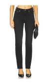 Citizen Of Humanity Zurie Straight Leg Jeans In Black
