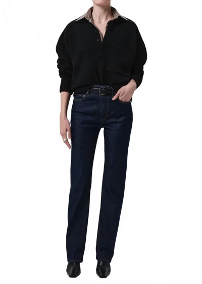 Citizen Of Humanity Zurie Straight Leg Jeans In Helia In Multi