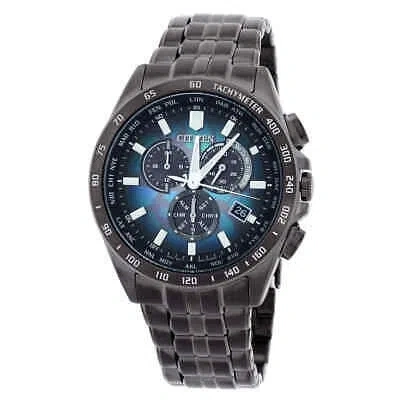 Pre-owned Citizen Perpetual Chrono A-t Alarm Quartz Men's Watch Cb5878-56e