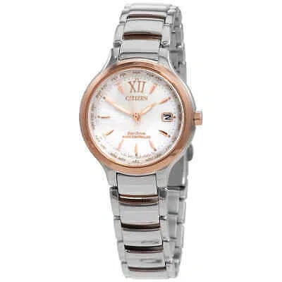 Pre-owned Citizen Perpetual World Time Ladies Watch Ec1174-84d