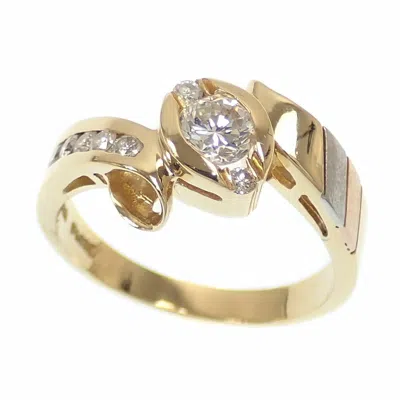 Pre-owned Citizen Pink Gold (18k) Platinum 900 Yellow Gold (18k) Band Ring ()