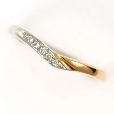 Pre-owned Citizen Pink Gold Platinum Pink Gold (18k) Platinum 900 Band Ring ()
