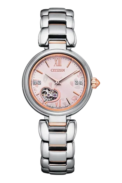 Pre-owned Citizen Pr1024-84x Stainless Women's Mechanical Watch Usus