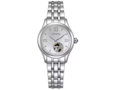 Pre-owned Citizen Pr1040-88a  Collection Mechanical Open Heart Japan Import