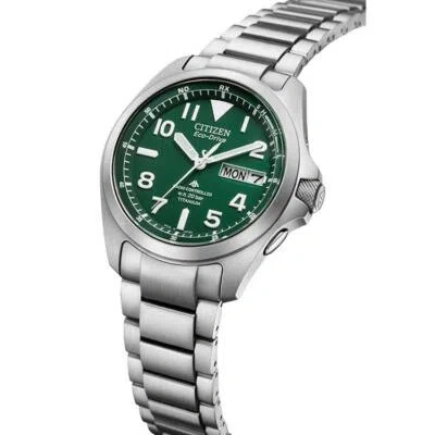 Pre-owned Citizen Professional Master Promaster Radio Clock Pmd56-2951 Watch