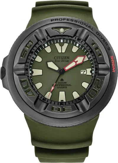 Pre-owned Citizen Promaster 48mm Ecozilla Bj8057-17x Professional Diver's 300m Men's Watch