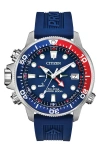 Citizen Promaster Aqualand Mens Blue Strap Watch Bn2038-01l In Brown