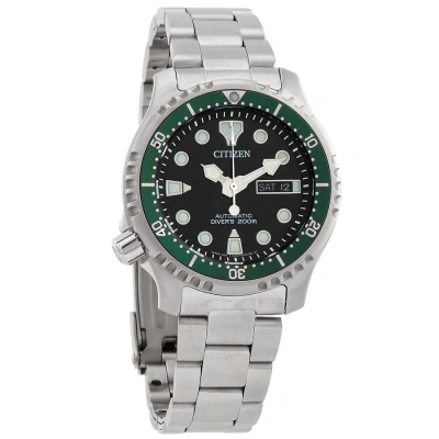 Citizen Promaster Automatic Black Dial Men's Watch Ny0084-89e In Black / Green
