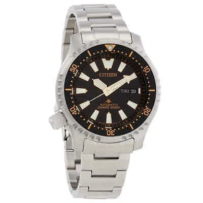 Pre-owned Citizen Promaster Automatic Black Dial Men's Watch Ny0160-66e