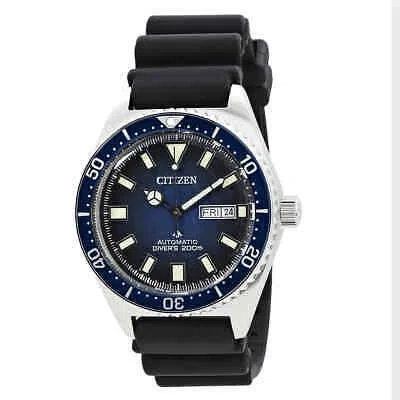 Pre-owned Citizen Promaster Automatic Blue Dial Men's Watch Ny0129-07l
