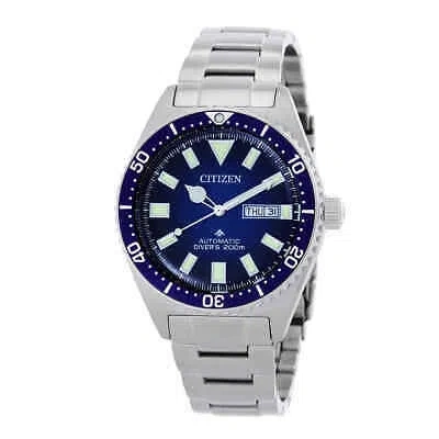 Pre-owned Citizen Promaster Automatic Blue Dial Men's Watch Ny0129-58l