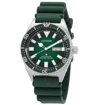 Citizen Promaster Automatic Green Dial Men's Watch Ny0121-09x