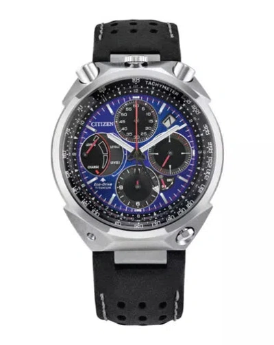 Pre-owned Citizen Promaster Av0088-01l Eco-drive Tsuno Chrono Men Watch Usus