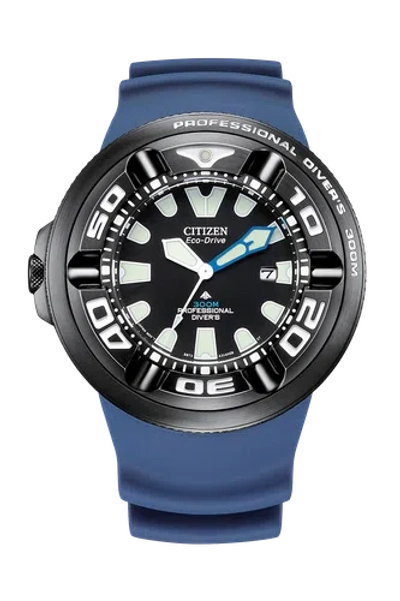 Pre-owned Citizen Promaster Bj8055-04e Eco-drive Professional Diver Ecozilla Casual Sports