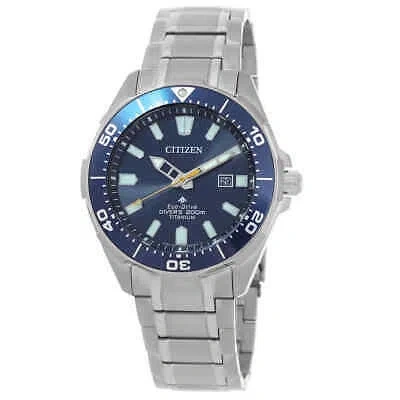 Pre-owned Citizen Promaster Blue Dial Men's Watch Bn0201-88l