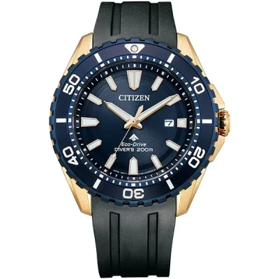 Pre-owned Citizen Promaster Bn0196-01l Eco-drive Marine Diver 200m Watch From Japan