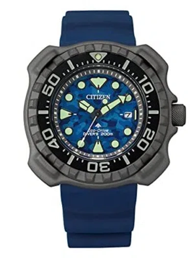 Pre-owned Citizen Promaster Bn0227-09l Eco-drive Solar Men's Watch Blue From Japan