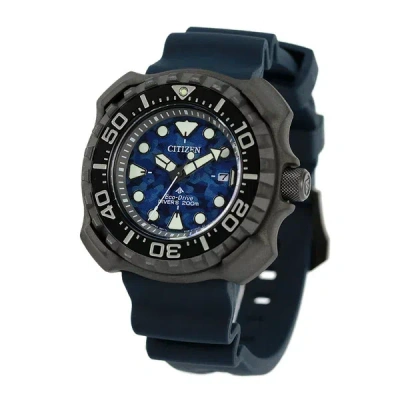Pre-owned Citizen Promaster Bn0227-09l Men's Dive Titanium Eco Drive Sports Watch