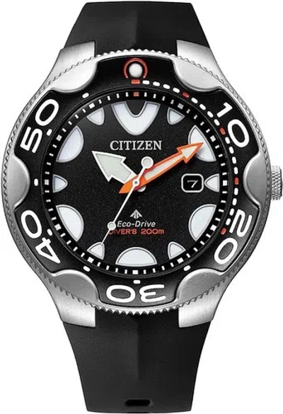Pre-owned Citizen Promaster Bn0230-04e Sea Collection Orca Black Watch Men Box