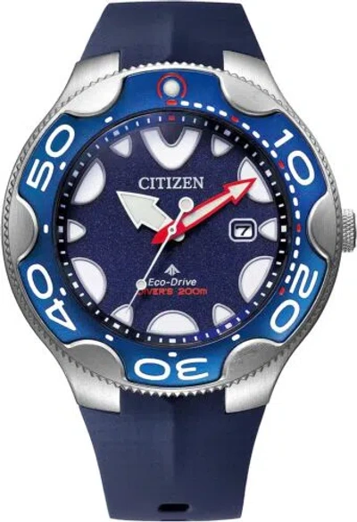 Pre-owned Citizen Promaster Bn0231-01l Sea Collection Orca Blue Watch Men Box